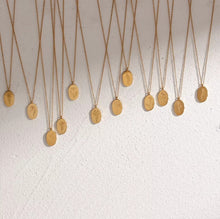 Load image into Gallery viewer, Engraved Birth Month Flower and Name in Gold