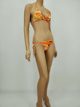 Load image into Gallery viewer, Triangle Tie Side 2 Piece Swimsuit (Orange)
