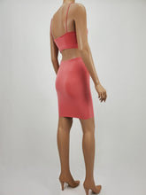 Load image into Gallery viewer, Spaghetti Strap Crop Top and Skirt Set (Mauve)
