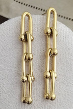 Load image into Gallery viewer, Chain Link Earrings  Gold/Silver
