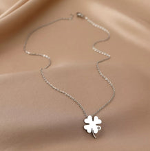 Load image into Gallery viewer, Everyday Wear Clover Necklace with Cubic Zircon
