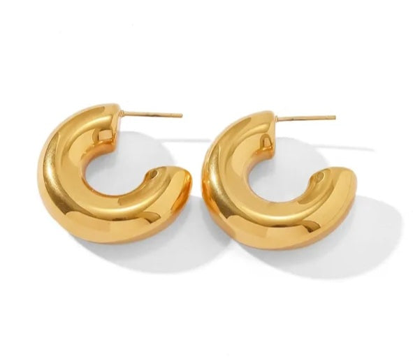Chunky Hoops Gold/Silver