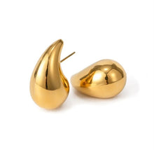 Load image into Gallery viewer, Chunky Waterdrop Earrings Gold/Silver
