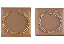Load image into Gallery viewer, Chain Link Bracelet Gold/ Silver
