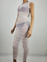 Load image into Gallery viewer, Mesh Tank Long Dress Swim Cover Up
