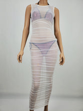 Load image into Gallery viewer, Mesh Tank Long Dress Swim Cover Up
