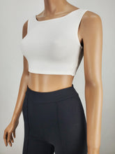 Load image into Gallery viewer, Backless Tie Back Crop Tank Top
