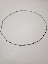 Load image into Gallery viewer, Stainless Steel Ball Bead Necklace   (Navy)
