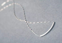 Load image into Gallery viewer, Sterling Silver Pipe Necklace
