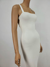 Load image into Gallery viewer, Cross Back Midi Dress (White)
