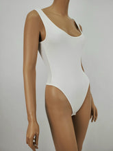 Load image into Gallery viewer, Ribbed Tank Bodysuit (White)
