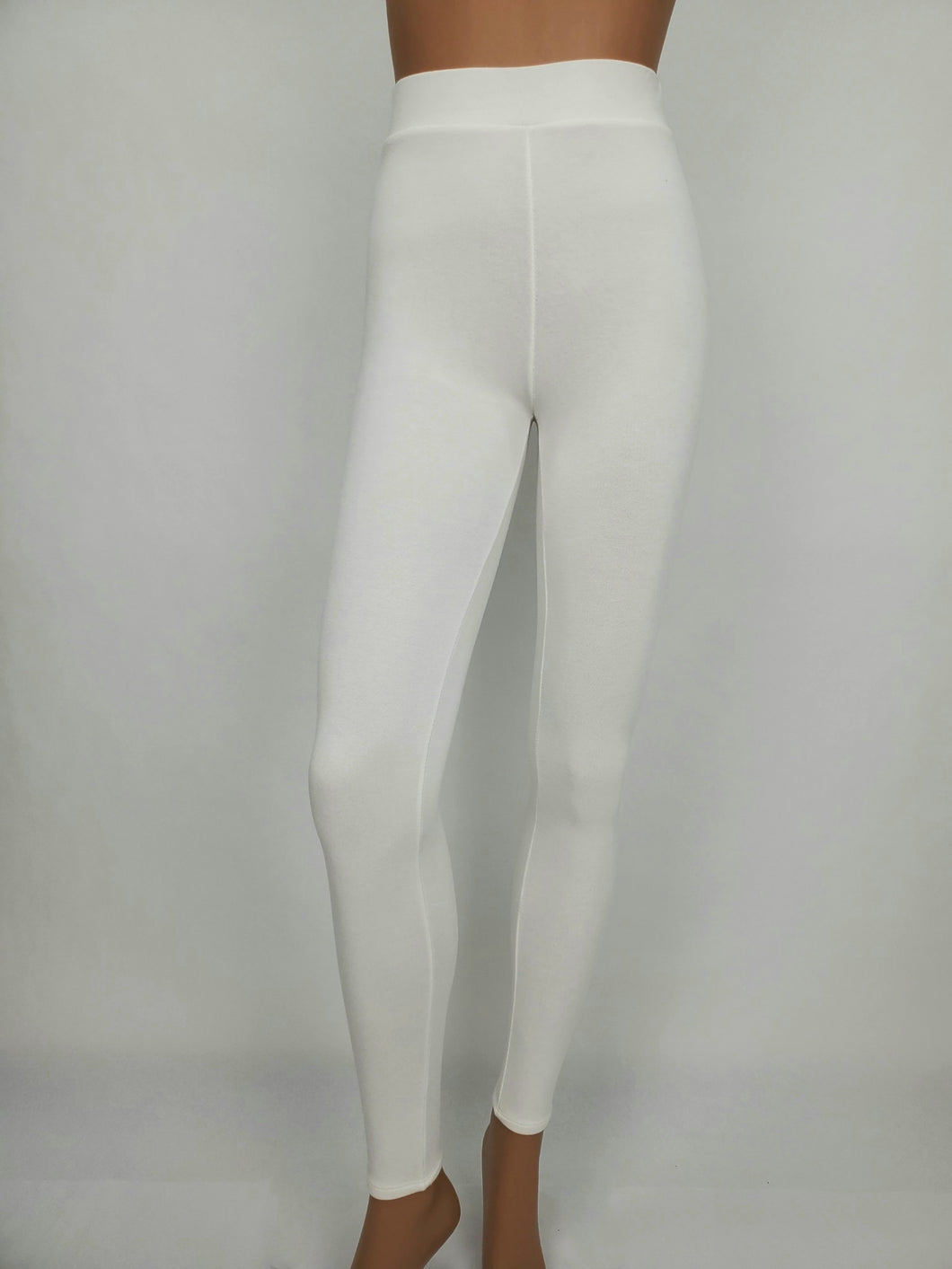 High Waist Legging Pants (White)