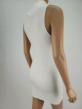 Load image into Gallery viewer, Sleeveless Mock Neck Dress (White)

