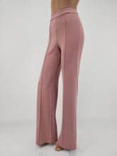 Load image into Gallery viewer, High Waist Front Pintuck Pants with Zipper (Mauve)
