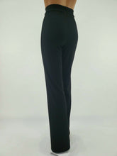 Load image into Gallery viewer, High Waist Front Pintuck Pants with Zipper (Black)
