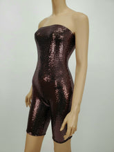 Load image into Gallery viewer, Metallic Tube Romper (Pink)
