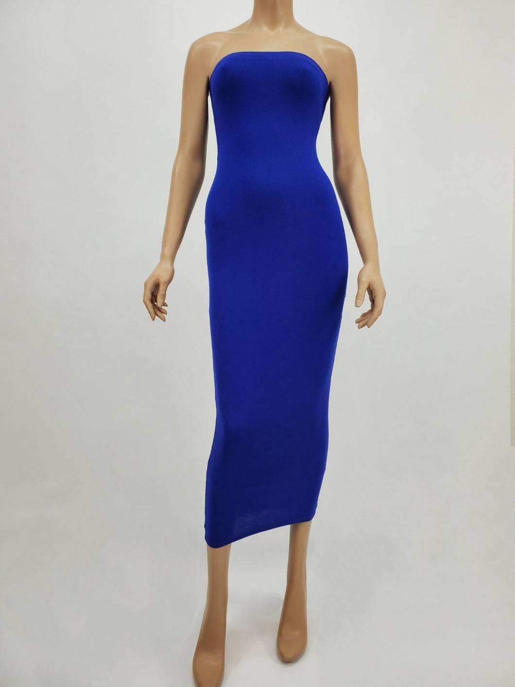 Tube Midi Dress (Royal Blue)