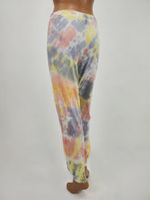 Load image into Gallery viewer, Tie-Dye Jogger Pants (Gray/Yellow/Mauve)
