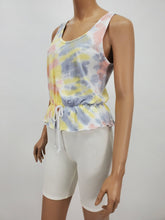 Load image into Gallery viewer, Tie-dye Tank Top (Yellow/gray/Mauve)
