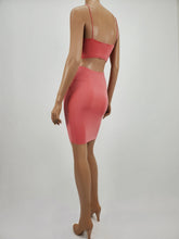 Load image into Gallery viewer, Spaghetti Strap Crop Top and Skirt Set (Mauve)
